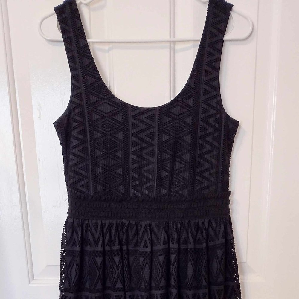 Little Black dress lace overlay.